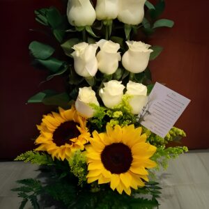9 Rosas y girasoles R05